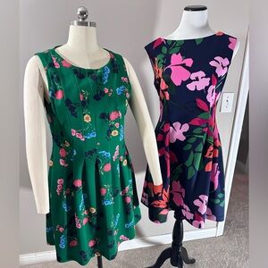 3 for $80- Vince Camuto Bold Midi Dresses | Size 12 & 14 | Pockets!